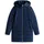 Tommy Hilfiger Slim Fit Daunenmantel mit abnehmbarem Kunstpelzbesatz, Marine, XS