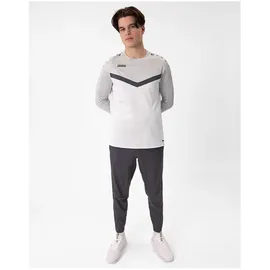 Jako Sweat Iconic Weiß/Soft Grey/Anthra Light S