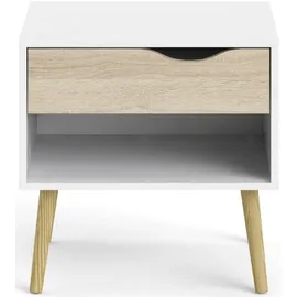 Home Affaire Nachtschrank Oslo 50,2 x 39,1 x 49,7 cm Weiß