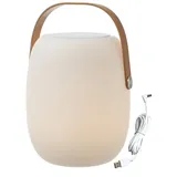 MARELIDA Tischleuchte Weiß