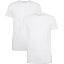 Bamboo basics Herren T-Shirt RUBEN, 2er Pack - Unterhemd, Rundhals, Single Jersey Weiß XL