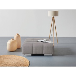 COTTA Hocker Orion, gemütlicher Hocker im modernen Design grau