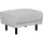 Home Affaire Polsterhocker AGNIA 70 x 43 x 64 cm Grau
