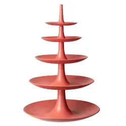 Koziol Etagere BABELL L, 5-stöckig 7185704 , Farbe: koralle
