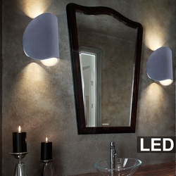 LED Wand Leuchte UP DOWN Strahler Wohn Arbeits Zimmer Beleuchtung Beton Lampe grau 5501-W2