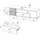 Feldmann-Wohnen Lamia Lowboard 155x107x40 cm Braun/Schwarz Holz