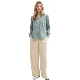 Tom Tailor With Slub Structure 1035247 Bluse Explorer Green 40