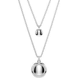 Swarovski Meteora Kette mit Anhänger Weiß / Silber