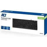 Act Tastatur USB QWERTY US Englisch Schwarz (AC5410)