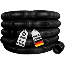 AQUARISTIKWELT24 Poolschlauch schwarz 9 m