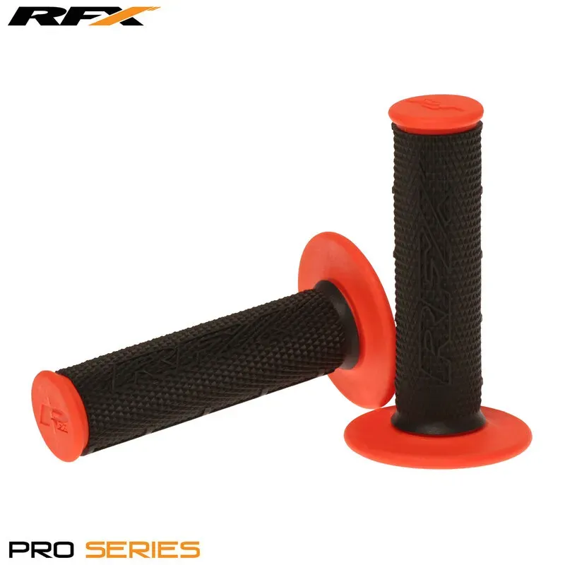 RFX Paar Zwei-Komponenten-Griffe Pro-Serie Mittelteil schwarz (Schwarz/Orange), schwarz