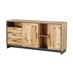 Sideboard  Pinto , holzfarben , Maße (cm): B: 184 H: 89 T: 45