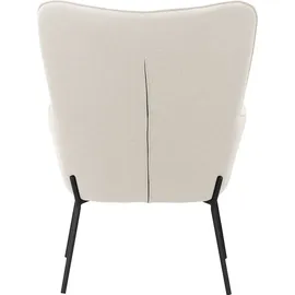 OTTO home Ohrensessel Luukas Polyester 73 x 99 x 80 cm Schwarz