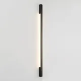 ARCCHIO Ivano Wandleuchte, Wandlampe Innen (Modern) in Schwarz aus Aluminium für Flur - Flurbereich, - 4.4 - 130