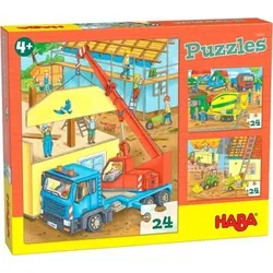 HABA 305469 Puzzles Auf der Baustelle