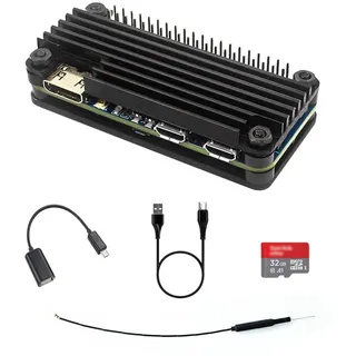 youyeetoo Banana Pi BPI M2 Zero Open Source Singal Board Computer, 512 MB SDRAM onboard WLAN (AP6212) & Bluetooth, unterstützt aspbian Android Armbian RetroPie Ubuntu (metallkoffer bündel)