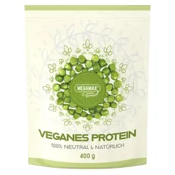 100% NATÜRLICHES Protein vegan Megamax Pulver 400 g