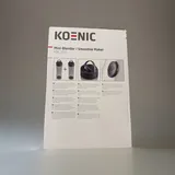 KOENIC KBL 350 Smoothie Maker Weiß/Grau (350 Watt, 0.6 Liter) NEU&OVP
