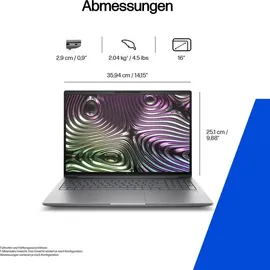 HP ZBook X G1i 16'' Intel Core Ultra 7 255H 32 GB RAM 1 TB SSD RTX PRO 500