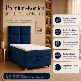 Best For Home Trinity 100 x 200 cm Blau