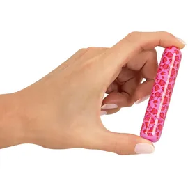 beau coeur - Mini-Vibrator Leo im Pop-Design, pink