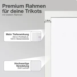 K-Möbel Bilderrahmen modern Weiß 60x80 cm 1 St.