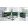 s-style möbel Polstergarnitur Chesterfield Leeds 3+2+1, (1x 3-Sitzer-Sofa, 1x 2-Sitzer-Sofa, 1x Sessel), mit Wellenfederung grün