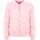 Zwillingsherz Steppjacke Bomberjacke mit gesteppten Herzen, mit Taschen und Reißverschluss rosa S