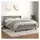 vidaXL Boxspringbett 140 x 200 cm Hellgrau