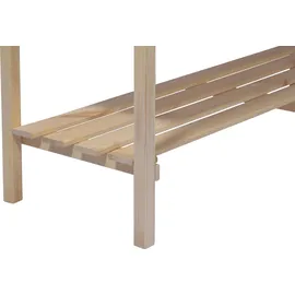 Dobar Hochbeet XL 117 x 40 x 78 cm Natur