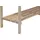 Dobar Hochbeet XL 117 x 40 x 78 cm Natur