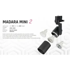 Mextronic Strahler Madara Mini II 250V GU10 schwarz