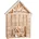 Weihnachtshaus Hellbraun/Naturbelassen
