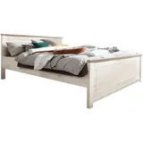 SetOne by Musterring Bett, Weiß, Eiche, 180x200 cm, Schlafzimmer, Betten, Doppelbetten