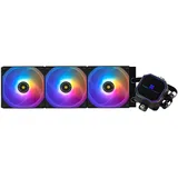 Thermalright Frozen Prism 360 Schwarz ARGB Liquid CPU Wasserkühler mit 3x120mm ARGB PWM Lüfter,Computer Wasserkühler für AM4/AM5, Intel lga1700/1851/1150/1151/1200