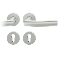 FSB Türgriff FSB 1107 Bad-/WC-Garnitur Standardgarnituren (Grt.) Aluminium naturfarbig
