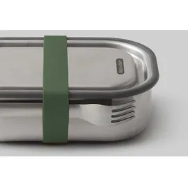Black+Blum Edelstahl Kleine Brotdose - Olive - One Size