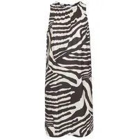 LASCANA Sommerkleid Braun/Creme bedruckt 36