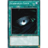 Konami - YS17-DE023 Schwarzes Loch Common DE im Set mit Ultrapro Toploader Yugioh