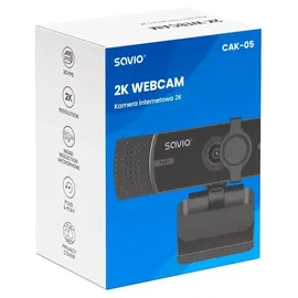 Savio Webcam 2K Schwarz