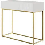 Selsey Veldio Konsolentisch 90 x 0 x 75 cm Weiß