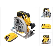 DeWalt DCS 570 Akku-Handkreissäge 18 V 184 mm + 1x Akku 2,0 Ah - ohne Ladegerät
