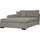 Home Affaire Sofaelement HOME AFFAIRE "Skara XXL", beige (dunkelbeige), B:140cm H:86cm T:190cm, 100% Polyester, Polsterelemente, Modul XXL - zum eigenen Zusammenstellen, Armlehne links/rechts wählbar