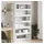 vidaXL Bücherregal 100 x 30 x 180 cm Weiß