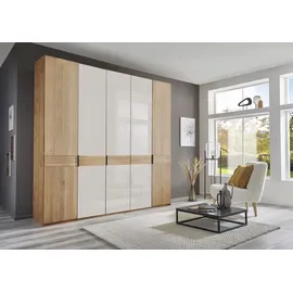 Wiemann Drehtürenschrank Cardiff 246,3 x 236 x 58 cm Braun/Weiß