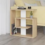 Decortie Beistelltisch Saly ca. 55x20x57 cm Eiche/Weiß