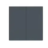 Aqara Smart Wall Switch H1 (With Neutral, Double Rocker) grau (HomeKit)