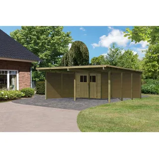 Karibu Doppelcarport Eco
