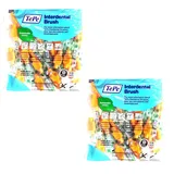 TePe Interdentalbürsten 2x 25 Stück TePe Original Interdentalbürsten 0,45mm orange - Multipack