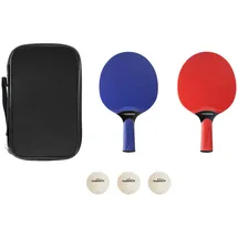 Hudora Tischtennis-Set Outdoor 6-tlg. blau/rot/mehrfarbig